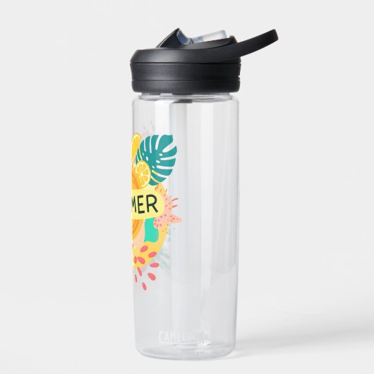 "Island Vibes: Design des Summer T - Shirt Trinkflasche (Links)