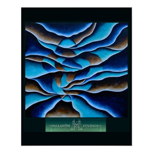 'Island Vibes' Glossy Poster (Vorderseite)