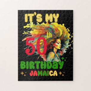 Island Vibes Jamaica Birthday Girl Group Matching Puzzle