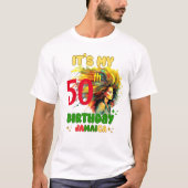 Island Vibes Jamaica Birthday Girl Group Matching T-Shirt (Vorderseite)