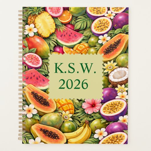 Island Vibes Planner Planer (Vorderseite)