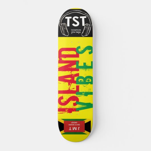 ISLAND VIBES Skateboard (Vorderseite)