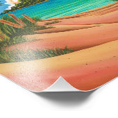 Island View Art Print Fotodruck (Ecke)