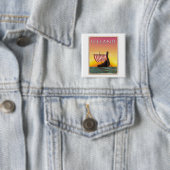 Island Viking Travel Poster Button (Beispiel)