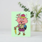 Island Vintage Travel Souvenir Postkarte (Stehend Vorderseite)