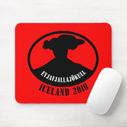 Island-Vulkan 2010 Mousepad (Mit Mouse)