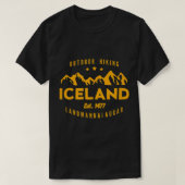 Island WanderLANDMANNALAUGAR Est. 1477 T-Shirt (Design vorne)