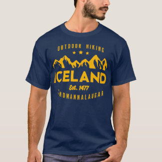 Island WanderLANDMANNALAUGAR Est T-Shirt