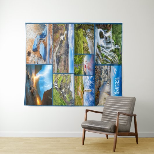 Island Wandteppich (Beispiel (Horizontal))