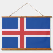 Island Wandteppich Mit Holzrahmen (Vorderseite 3)