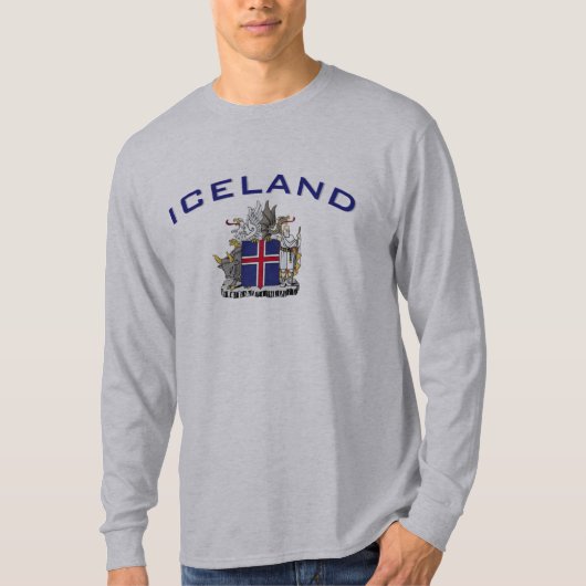 Island-Wappen T-Shirt (Vorderseite)