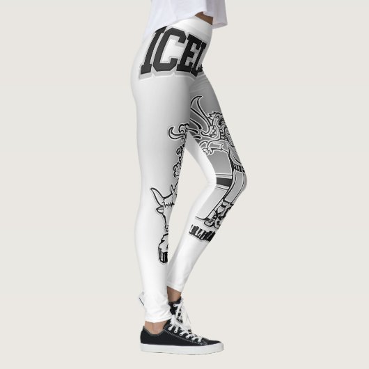Island-Wappenschild Leggings (Rechts)