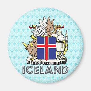 Island-Wappenschild Magnet