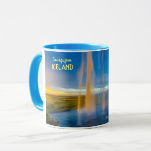 Island - Wasserfall Skogafoss Tasse