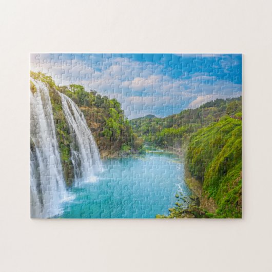 Island Waterfall Puzzle (Horizontal)