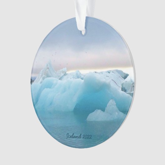 Island - Weihnachtsschmuck Ornament (Vorderseite)