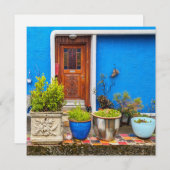 Island Wiking Door Feiertagskarte (Vorne/Hinten)