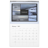 Island Winterlandschaft Kalender (Feb 2027)