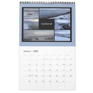Island Winterlandschaft Kalender