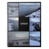 Island Winterlandschaft Notizblock (Vorderseite)