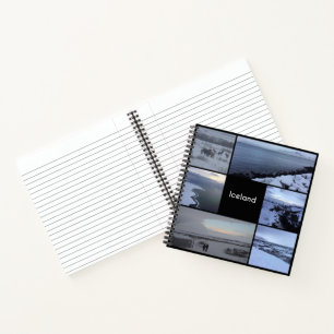 Island Winterlandschaft Notizblock