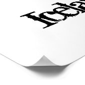 Island zugeteilt poster (Ecke)