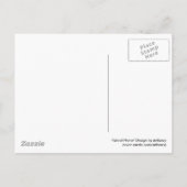 Island Zuhause - Ich bin umgezogen Ankündigungspostkarte (Rückseite)