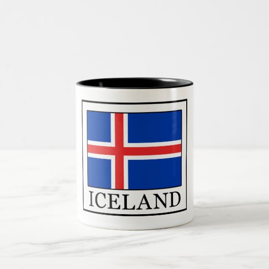 Island Zweifarbige Tasse (Mittel)