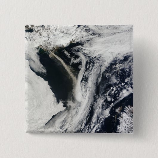IslandÃ Â Â Â ½ s EyjafjallajÃ Â ½kull vulkan Button (Vorderseite)