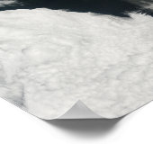 Islandà    ½ s Eyjafjallajà  ½kull vulkan Poster (Ecke)