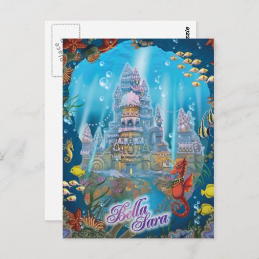 Islandar Castle Postkarte (Vorne/Hinten)