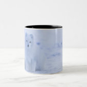 Islandarktischer Fox Zweifarbige Tasse (Mittel)