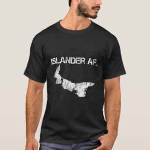 Islander Af Pei Map Prince Zitat Edward Distressed T-Shirt