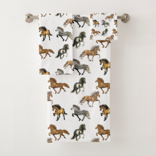 Isländer in der Gangart Badhandtuch Set