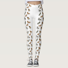 Isländer in der Gangart Leggings