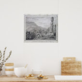 Islander & Monumente der Osterinsel, 1786 Poster (Küche)