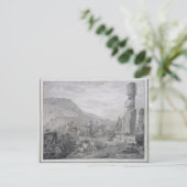 Islander & Monumente der Osterinsel, 1786 Postkarte (Stehend Vorderseite)