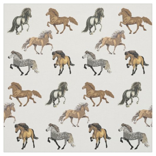 Isländers in der Gangart Stoff (Muster)