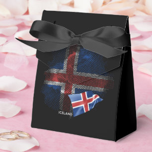 Islandflagge Geschenkschachtel