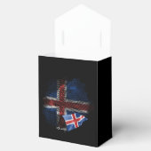 Islandflagge Geschenkschachtel (Geöffnet)