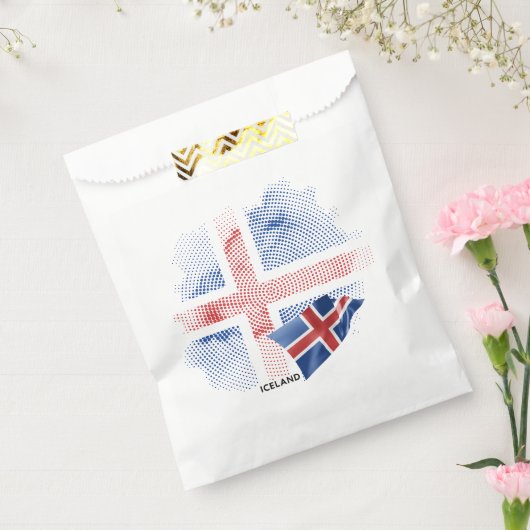 Islandflagge Geschenktütchen (Versiegelt)