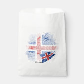 Islandflagge Geschenktütchen (Vorderseite)
