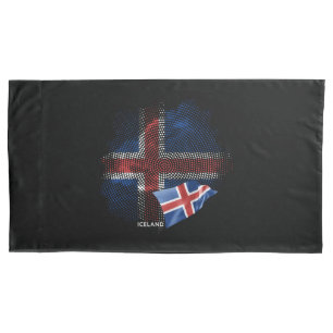 Islandflagge Kissenbezug