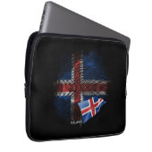 Islandflagge Laptopschutzhülle (Vorne Rechts)