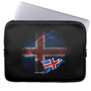 Islandflagge Laptopschutzhülle