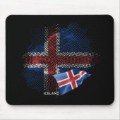 Islandflagge Mousepad (Vorne)