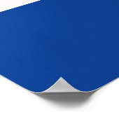 Islandflagge Poster (Ecke)