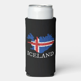 Islandflagge Selters Dosenkühler