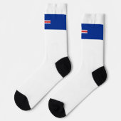 Islandflagge Socken (Linkes Detail)