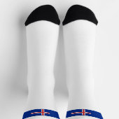 Islandflagge Socken (Oben)